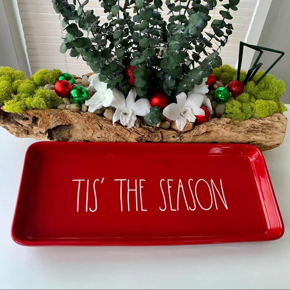 🎄Rae Dunn “TIS THE SEASON” Platter Serving Tray🎄